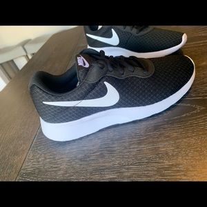 Nike Tanjun black and white - Womens 6.5